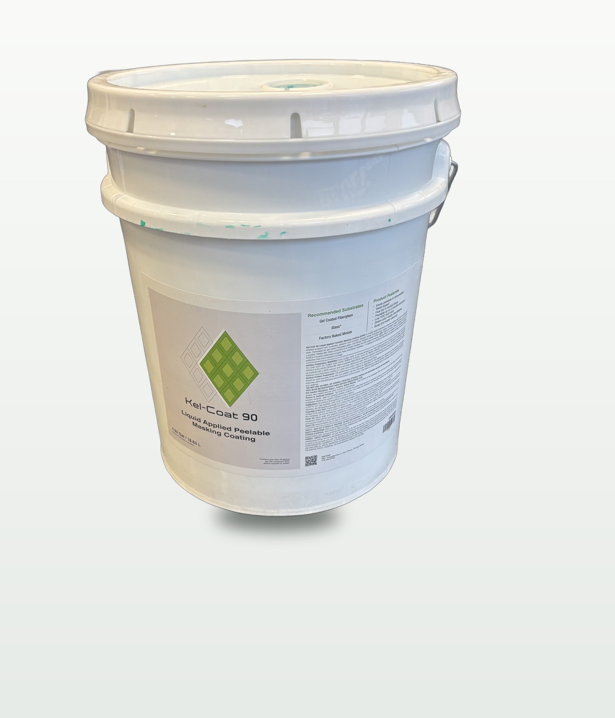Kel-Coat 90 five-gallon pail, first production batch, Fort Pierce, Florida